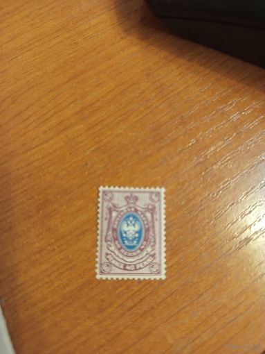 1911 Россия Великое княжество Финляндское зуб 14 1/4 на 14 герб чистая клей наклейка (2-5)