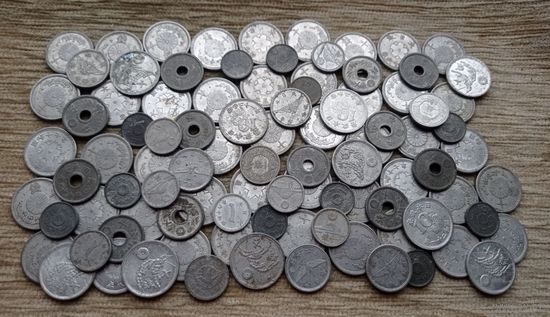 Werty71 Япония 94 монеты старой Японии цена за все 1 5 10 сен сенов