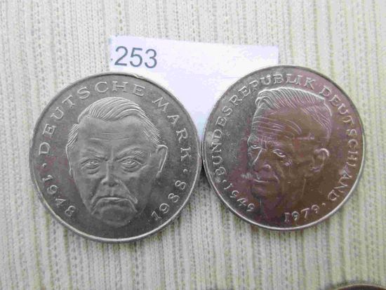 2 монет по 2 марки   лот 253