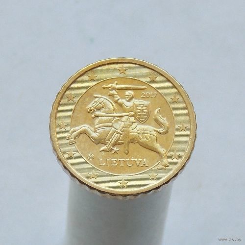 Монеты. Европа. Литва 10 евро центов 2017 г.