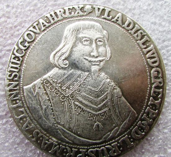 Королевство Польша. 1 талер 1636 года. Владислав IV, король польский, литовский и русский. Крупная