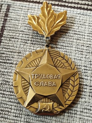 Знак " Трудовая слава" Минская область, БССР.