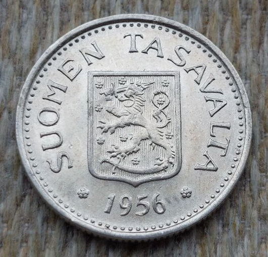 Финляндия 100 марок 1956 года, UNC. Серебро! Сторгуй за свою цену, предложи обмен!