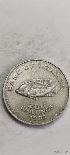 Уганда 200 шиллинг 1998