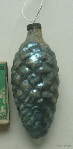 Ёлочная игрушка. Шишка. Х-6.
