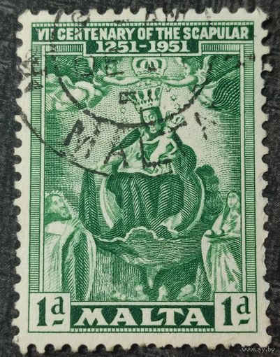 Марка Мальта 1951г. 2.18