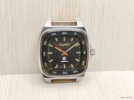 СССР Редкие кварцевые часы Полет. Разумная МПЦ.