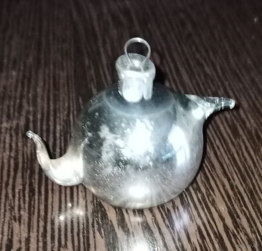 Ёлочная игрушка "Чайник", СССР