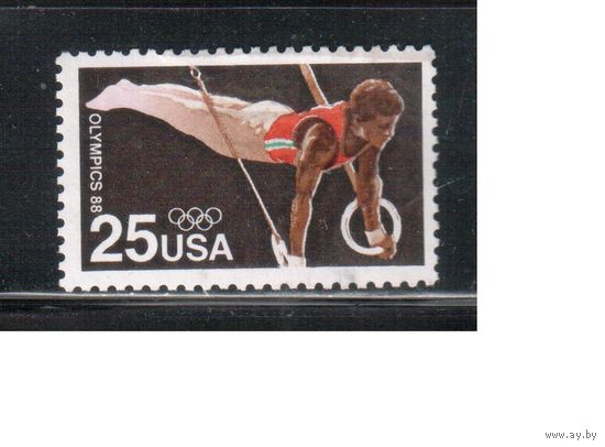 США-1988,(Мих.1996)  **  , Спорт,  ОИ-1988, (одиночка),