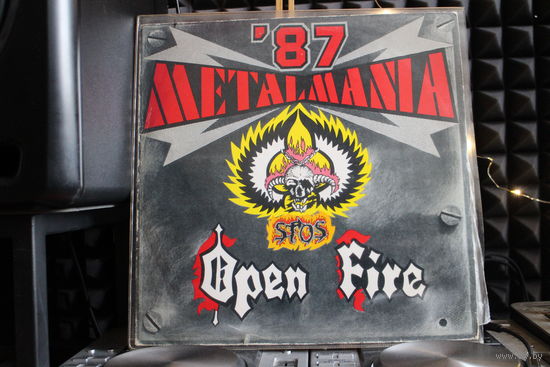 Open Fire, Stos - Metalmania '87 (1987, Vinyl)