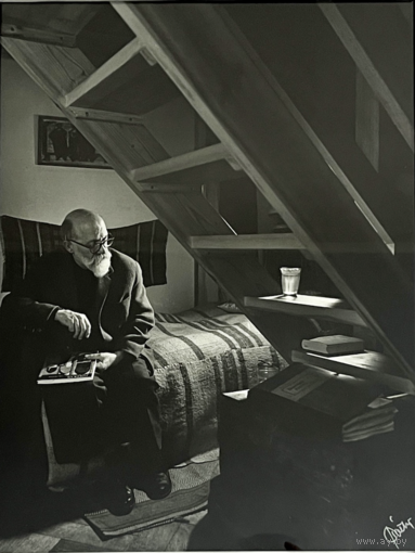 Подписная фотография ч/б 30 х 40см Istvan Toth