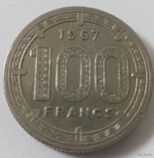 Экваториальная Африка 100 франков 1967 Камерун, экваториальные африканские штаты