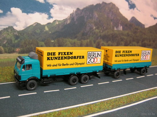 Модель грузового автомобиля Mercedes-Benz (20). Масштаб HO-1:87.