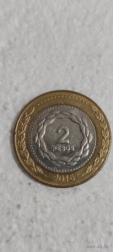 Аргентина 2 песос 2016