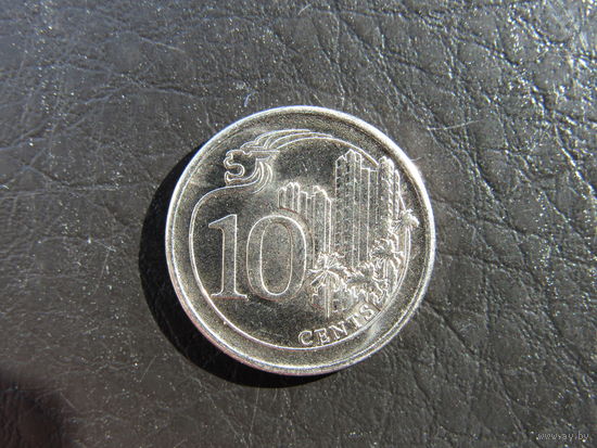 Сингапур 10 центов, 2014. С 20 копеек. Распродажа коллекции. Смотрите другие лоты.