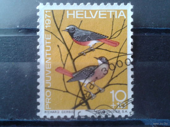 Швейцария 1971 Птицы