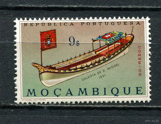 Португальские колонии - Мозамбик - 1964 - Корабль 9Е - [Mi.522] - 1 марка. MNH.  (Лот 54HR)-TG3P4