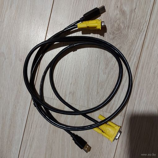 Провод VGA USB - VGA USB от видеонаблюдения регистратора