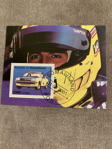 Сомалиленд 2001. Opel Manta. Блок