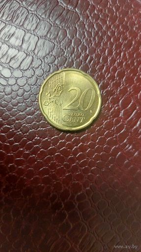 Монета 20 евроцентов 2020г. Австрия. Супер!