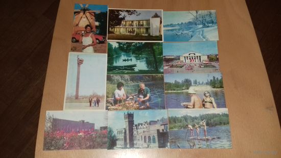 Календарики 1981 ТУРИСТ Марий Эл 11 шт. одним лотом