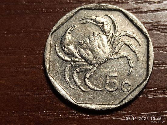 Мальта 5 центов 1995
