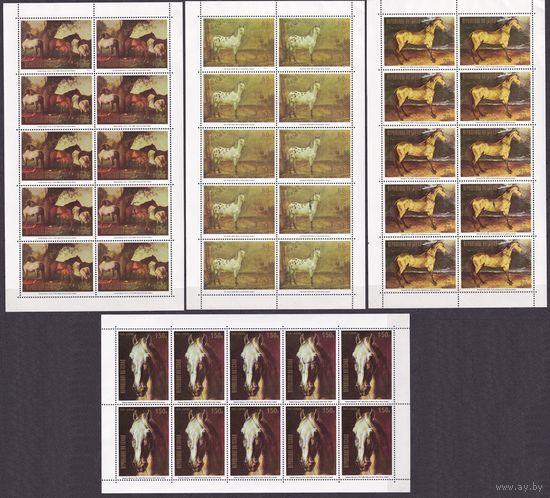 1973 Чад 674KL-677KL Лошади в живописи 140,00 евро