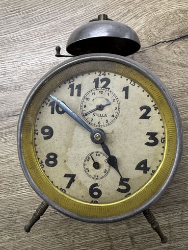 Будильник  Stella. 1930-е годы.на ходу.