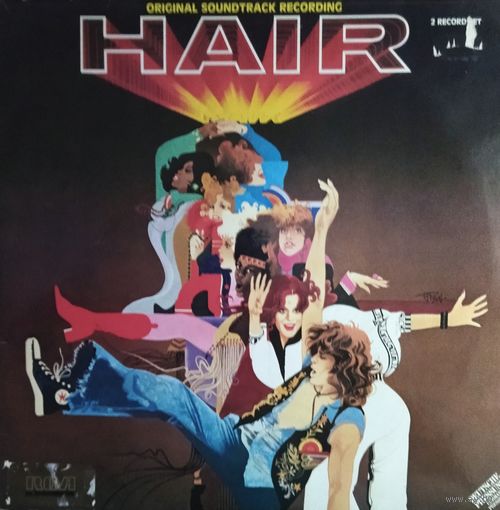 HAIR /Soundtrack/1979, UA, 2LP, EX, Germany