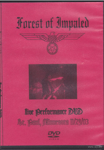 Forest of Impaled "Live Performance DVD - St. Paul, Minnesota 11/29/03" DVDr