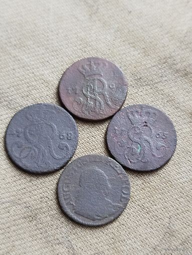 Распродажа - гроши 1754,1765,1768гг.,ВКЛ