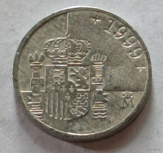Испания. 1 песета 1999 года.