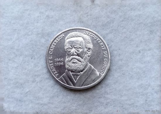 Werty71 Конго (бывший Заир) 50 сантимов 2002 года  Вернон Кэмерон