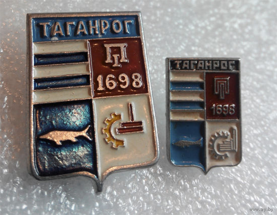 Значок. Таганрог. 2 шт. Два размера. #0245