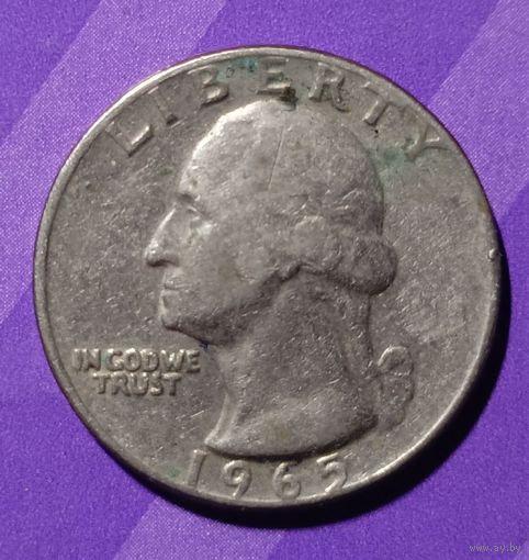 25 центов 1965  США