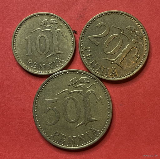 Финляндия 3 монеты