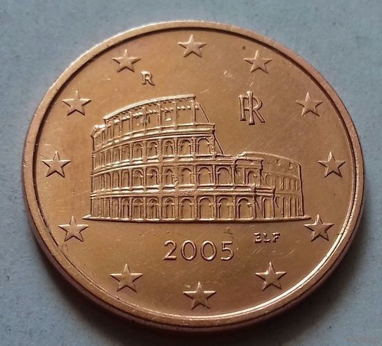 5 евроцентов, Италия 2005 г., AU