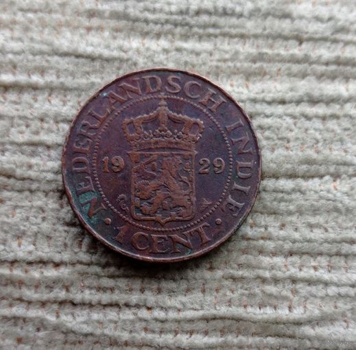 Werty71 Нидерландская Индия 1 цент 1929 Голландская