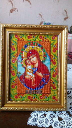 Картина вышитая бисером