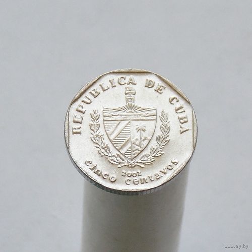 Куба, 5 сентаво, 2002