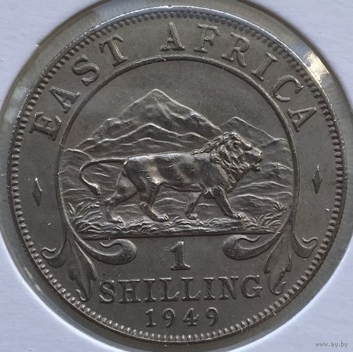 Британская Восточная Африка 1 шиллинг 1949 г. В холдере