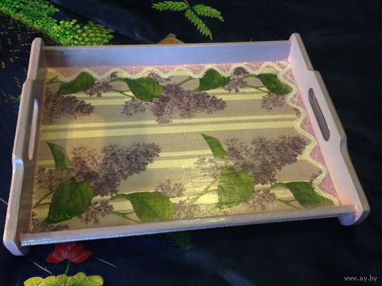 Поднос дерево 27х37 см