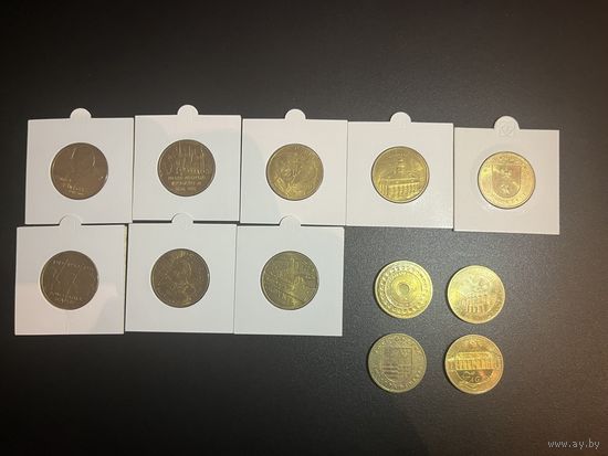 12 юбилейных 2 злотых