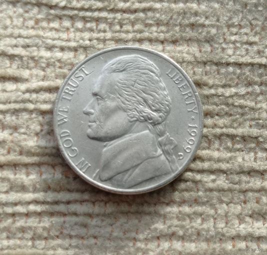 Werty71 США 5 центов 1999 D Белый дом Джефферсон