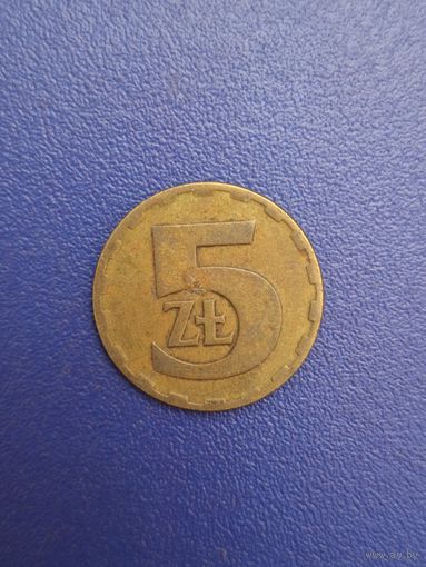 Польша 5 злотых 1975 года