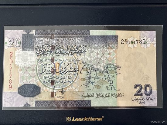 Ливия. 20 динаров 2009 г., P-74. UNC