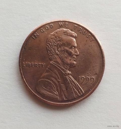 США. 1 цент 1999 г.