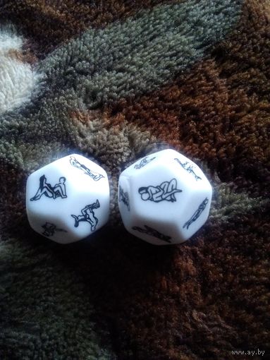 КУБИКИ ИГРОВЫЕ ЭРОТИЧЕСКИЕ 2шт