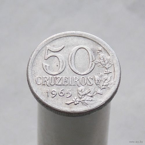 Бразилия 50 крузейро  1965