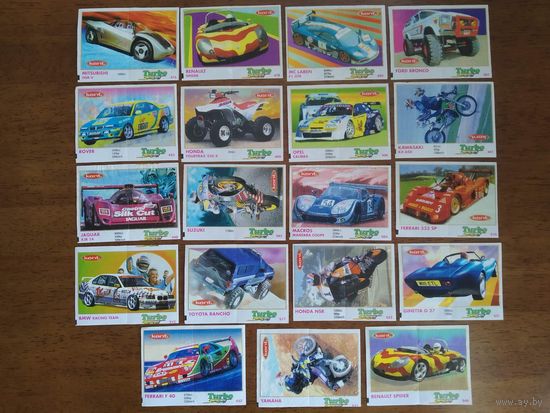 Вкладыши Турбо TURBO Sport (серия 471-540) Цена за лот 19 штук